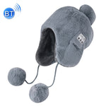 Cappello in peluche caldo Bluetooth, supporta la risposta al telefono, lo scatto di foto Bluetooth e la riproduzione di musica