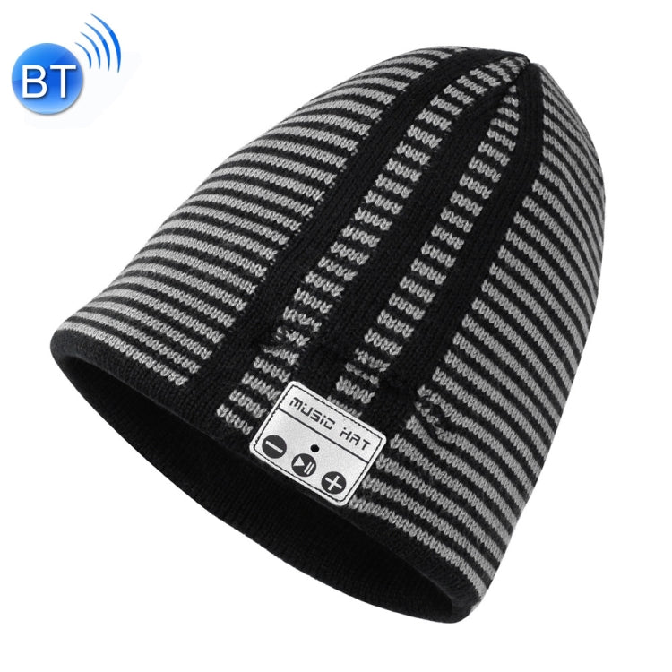 Cappello lavorato a maglia a righe calde Bluetooth, supporta la risposta al telefono, lo scatto di foto Bluetooth e la riproduzione di musica
