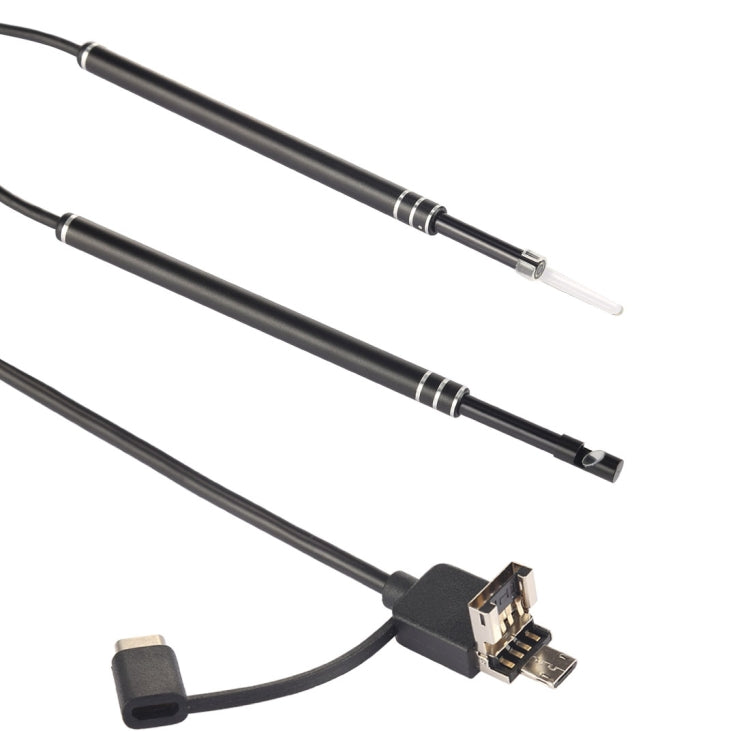 Endoscopio USB 3 in 1 per ispezione orecchio 0,3MP