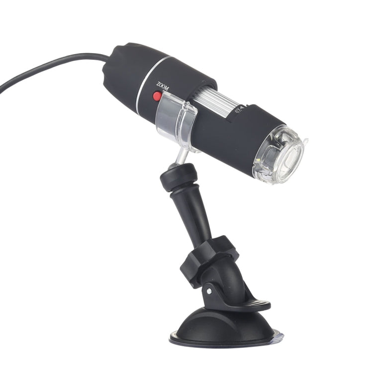 Lente d'ingrandimento 1600X Sensore immagine HD 0,3 MP Microscopio digitale USB 2 in 1 con 8 LED e supporto professionale, 1600X