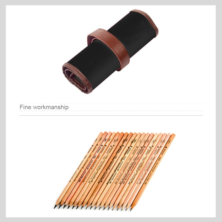 Strumenti per schizzi per principianti (18 matite per schizzi + matita carboncino + gomme + tenda per penna + coltello artistico) Set per schizzi, Sketching Set