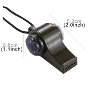 Termometro con bussola con fischio salvavita portatile multifunzione da esterno 3 in 1, H3-1