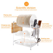 Supporto per ceppo per coltelli da appendere a doppio disco in acciaio inossidabile da cucina multifunzione, Knife Chopping Block Holder