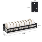 Portaciotole da appendere per scaffale da cucina in acciaio inossidabile a parete, Bowl Holder