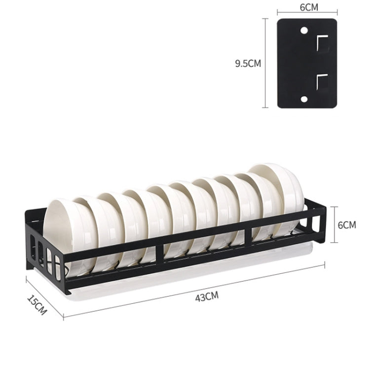 Portaciotole da appendere per scaffale da cucina in acciaio inossidabile a parete, Bowl Holder