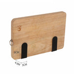 Porta ceppo da appendere per scaffale da cucina in acciaio inox a parete, Chopping Block Holder