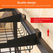 Portaoggetti per scolapiatti da cucina in acciaio inossidabile da 62 cm, versione standard, 62cm Standrad Version