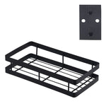 Scaffale per condimenti per montaggio a parete senza punzonatura da cucina da 25 cm, 25cm