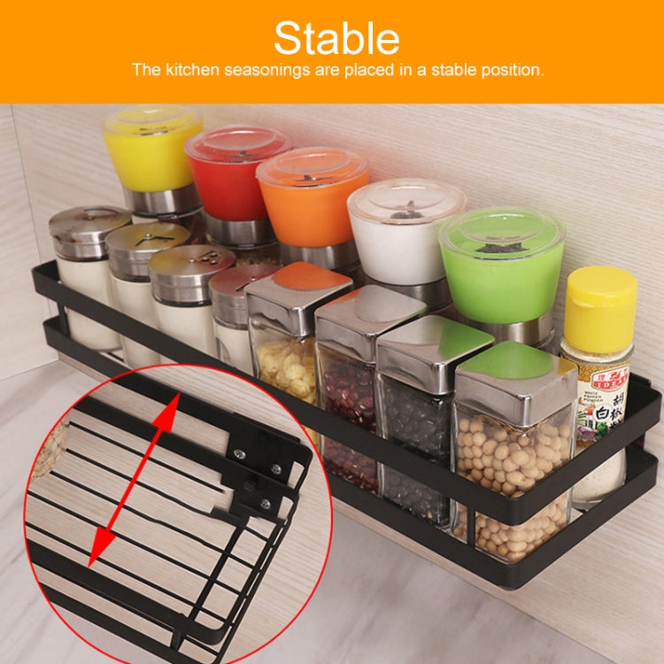 Scaffale per condimenti da parete per montaggio a parete senza perforazione da cucina da 30 cm, 30cm