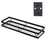 Scaffale per condimenti per montaggio a parete senza punzonatura da cucina da 35 cm, 35cm
