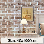 Carta da parati adesiva effetto pietra 45x1000 cm