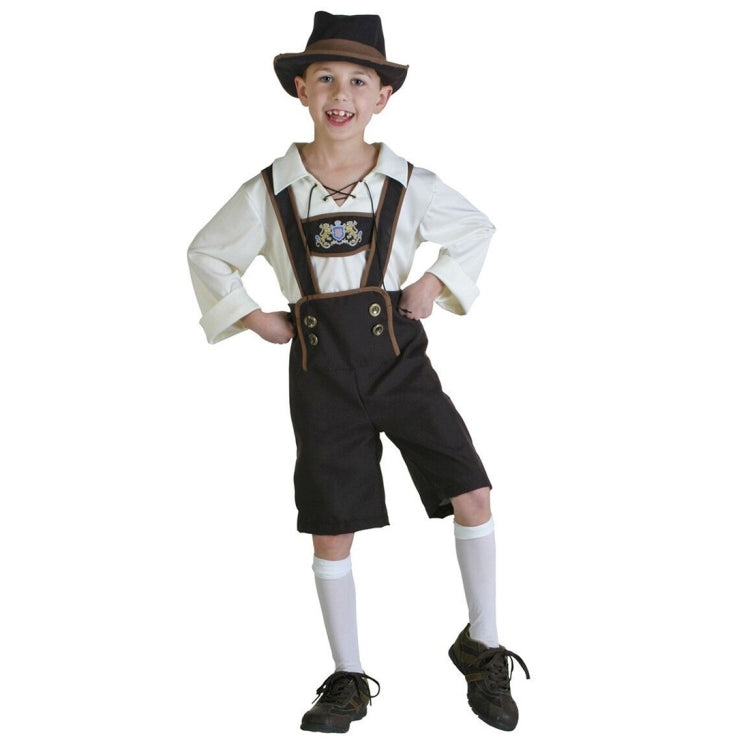 Costume da birra per bambini Oktoberfest taglia M