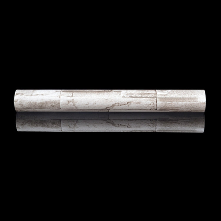 Stucco Brick Creative 3D Stone Brick Decorazione Carta da parati Adesivi Camera da letto Soggiorno Parete Carta da parati impermeabile Rotolo, Dimensioni: 45 x 1000 cm, Stucco brick