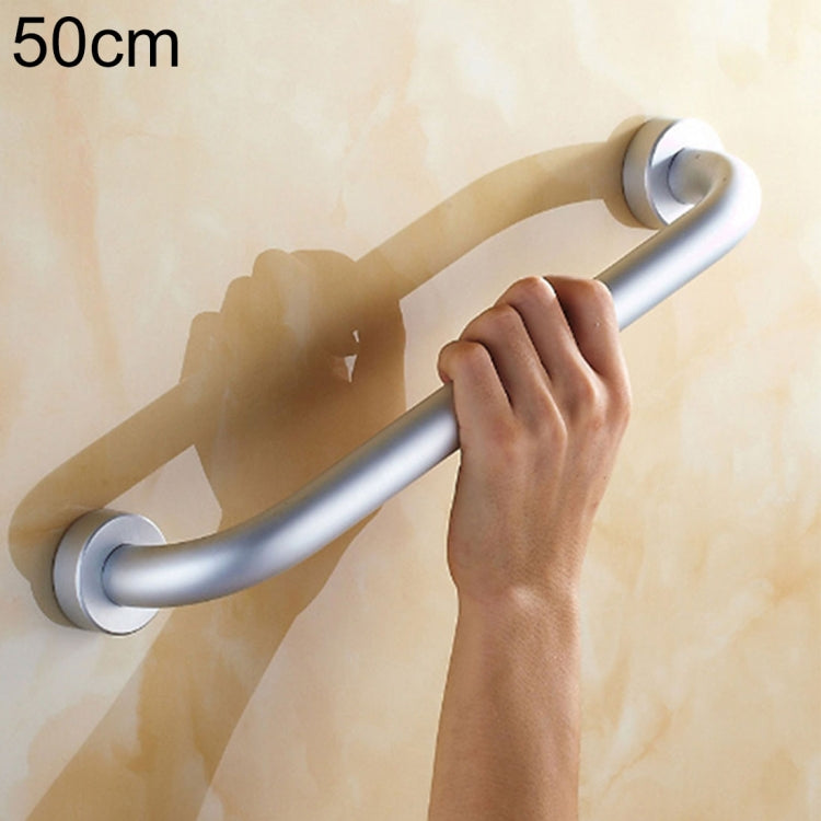 Bracciolo da bagno in alluminio Space da 50 cm, sicuro e senza barriere, 50cm