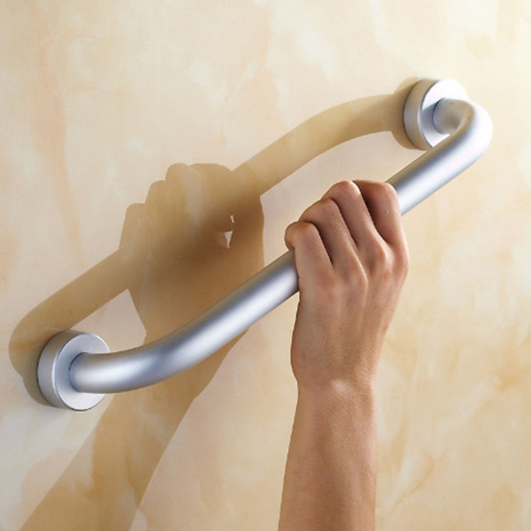 Bracciolo da bagno in alluminio Space da 40 cm, senza barriere e sicuro, 40cm