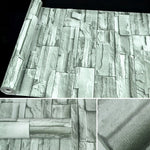 Mattone verde Creativo 3D Pietra Decorazione Mattoni Carta da parati Adesivi Camera da letto Soggiorno Parete Carta da parati impermeabile Rotolo, Dimensioni: 45 x 1000 cm, Green brick