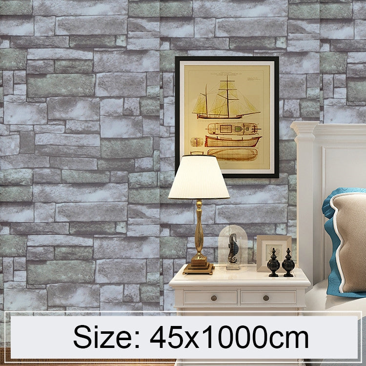 Carta da parati adesiva 3D effetto pietra 45x1000 cm