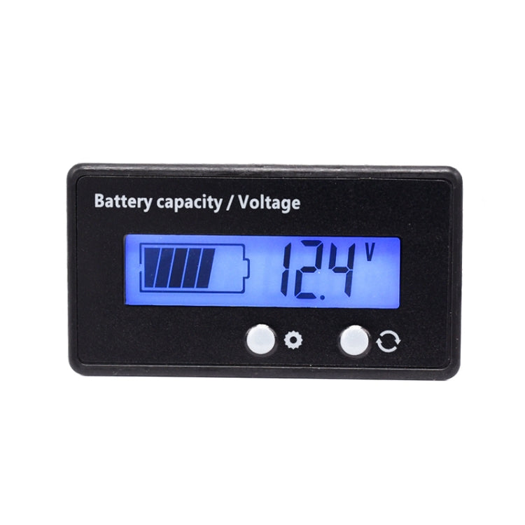 H6133 12V-84V Lead Acid Battery Voltage Tester Percent Voltmeter Lithium Battery Status Indicator, 12V-84V Blue Light, 12V-84V Green Light, 12V-84V White Light