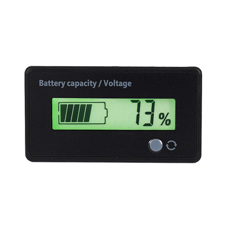 H6133 Tester di tensione della batteria al piombo 12V-84V Voltmetro percentuale Indicatore di stato della batteria al litio, 12V-84V Blue Light, 12V-84V Green Light, 12V-84V White Light