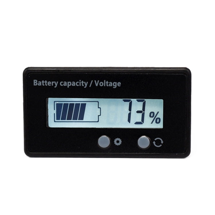 H6133 12V-84V Lead Acid Battery Voltage Tester Percent Voltmeter Lithium Battery Status Indicator, 12V-84V Blue Light, 12V-84V Green Light, 12V-84V White Light