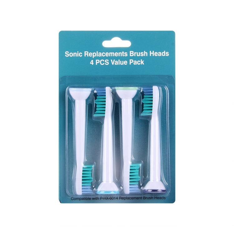 4 testine di ricambio per spazzolino elettrico Philips Sonicare P-HX-6014