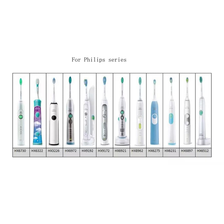 4 testine di ricambio per spazzolino elettrico Philips Sonicare P-HX-6014