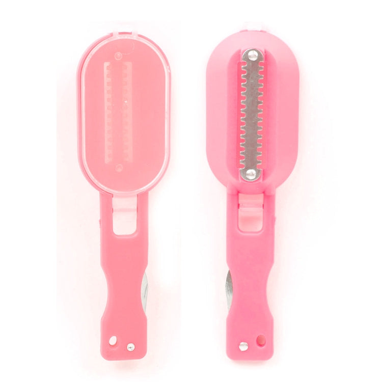 Raschietto per pesce da cucina, 2 pezzi, coltello per piallare a squame con coperchio, 20x5.2cm Pink, 20x5.2cm Green, 20x5.2cm Blue