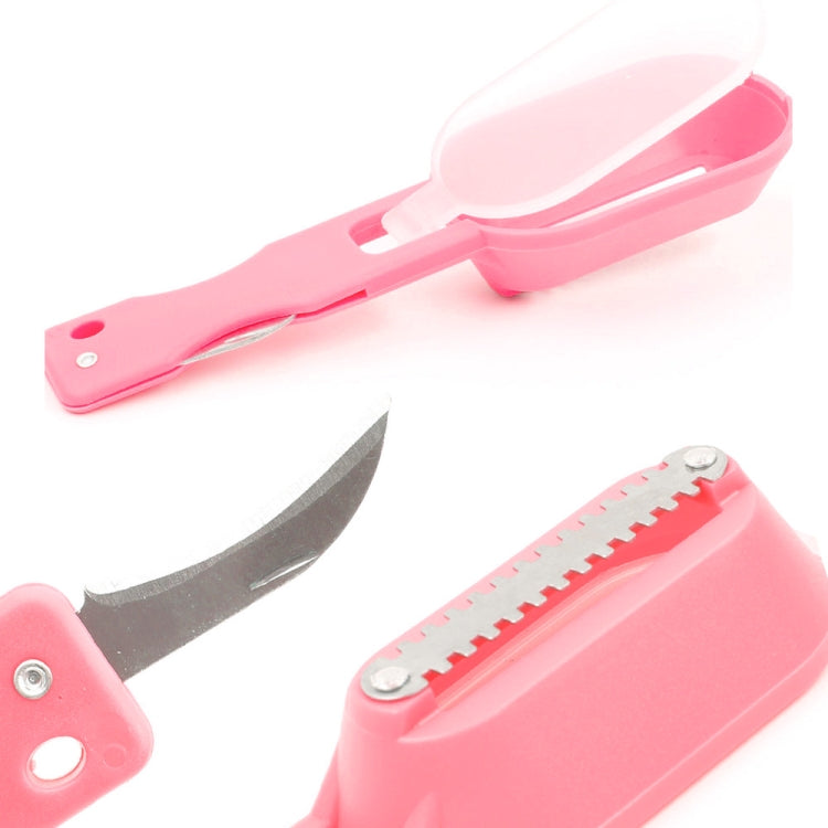 Raschietto per pesce da cucina, 2 pezzi, coltello per piallare a squame con coperchio, 20x5.2cm Pink, 20x5.2cm Green, 20x5.2cm Blue