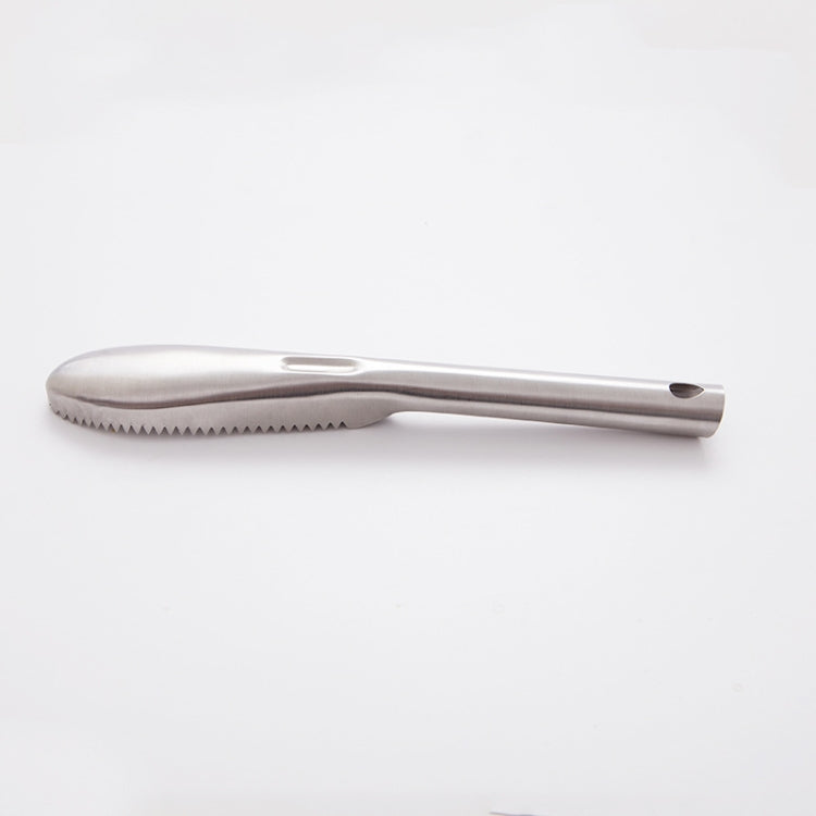 Coltello raschietto per squame di pesce in acciaio inox