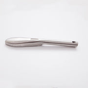 Coltello per piallare a squame di pesce, raschietto per pesce a dente di sega bidirezionale in acciaio inossidabile essenziale da cucina, 22.5x3cm