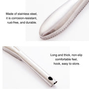 Coltello per piallare a squame di pesce, raschietto per pesce a dente di sega bidirezionale in acciaio inossidabile essenziale da cucina, 22.5x3cm