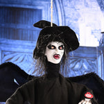 Suono spaventoso del fantasma volante sospeso e movimento per le decorazioni di Halloween, Hanging Ghost(Black), Hanging Ghost(Grey), Hanging Ghost(White)