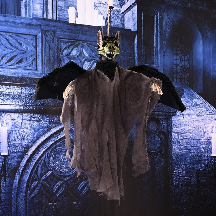 Suono spaventoso del fantasma volante sospeso e movimento per le decorazioni di Halloween, Hanging Ghost(Black), Hanging Ghost(Grey), Hanging Ghost(White)