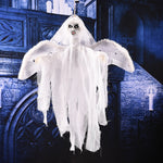 Suono spaventoso del fantasma volante sospeso e movimento per le decorazioni di Halloween, Hanging Ghost(Black), Hanging Ghost(Grey), Hanging Ghost(White)