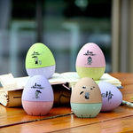 Simpatico cartone animato meccanico uovo timer da cucina sveglia gli studenti imparano le macchine per la gestione del tempo, consegna casuale dei colori, Egg