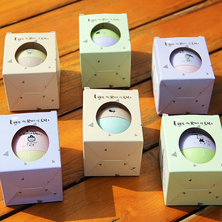 Simpatico cartone animato meccanico uovo timer da cucina sveglia gli studenti imparano le macchine per la gestione del tempo, consegna casuale dei colori, Egg