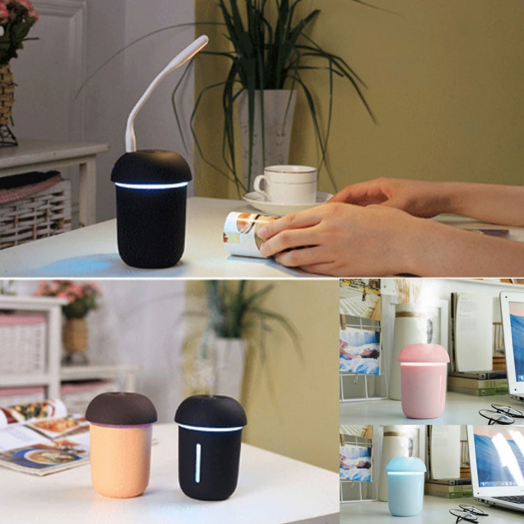 Umidificatore a nebbia fredda per aromaterapia ad ultrasuoni essenziale a forma di fungo con carica USB multifunzione 3 in 1 con porta USB estesa