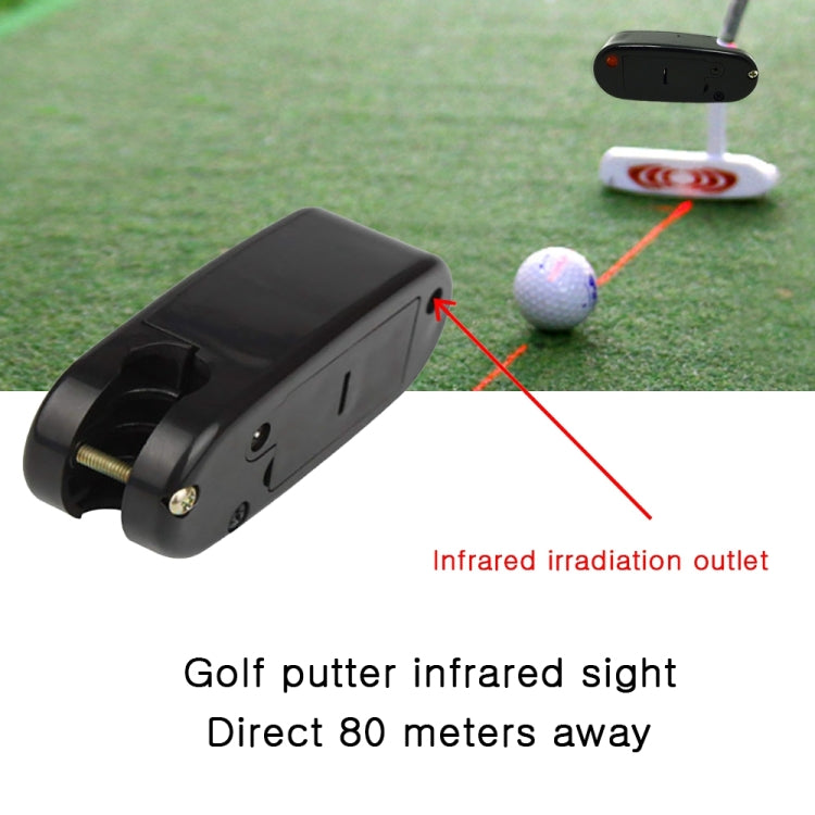 Putter da golf Correttore mirino laser Accessori per allenamento golf, 2 PCS