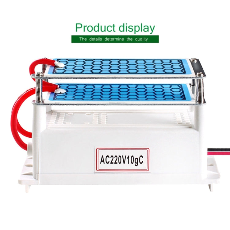 Purificatore d'aria 220V 10g con generatore di ozono integrato con piastra in ceramica ad alta temperatura, AC 220V 10G