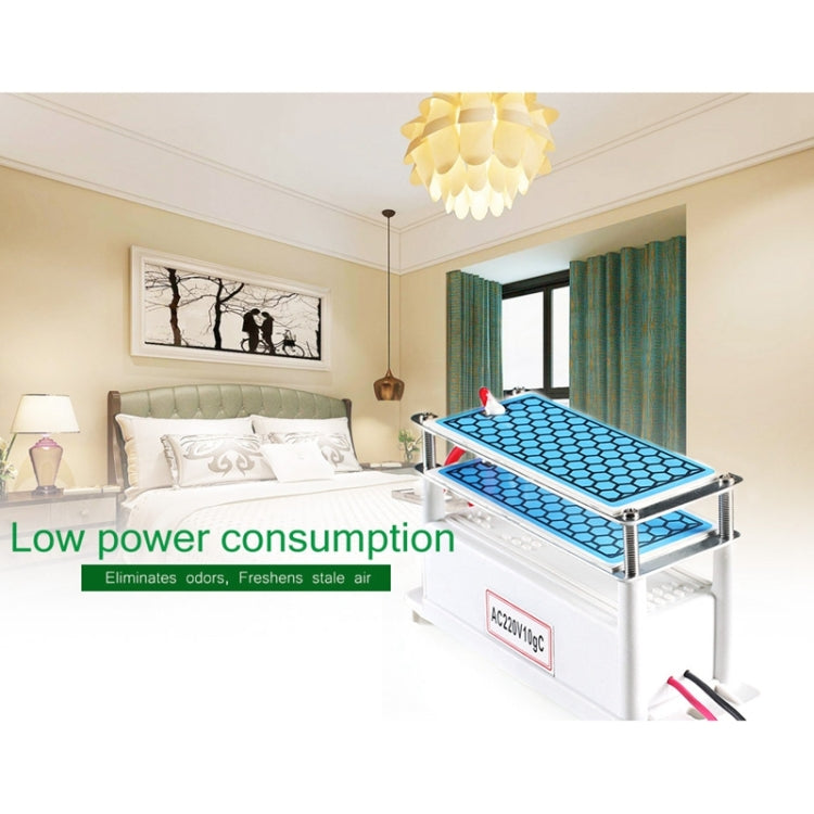 Purificatore d'aria 220V 10g con generatore di ozono integrato con piastra in ceramica ad alta temperatura, AC 220V 10G