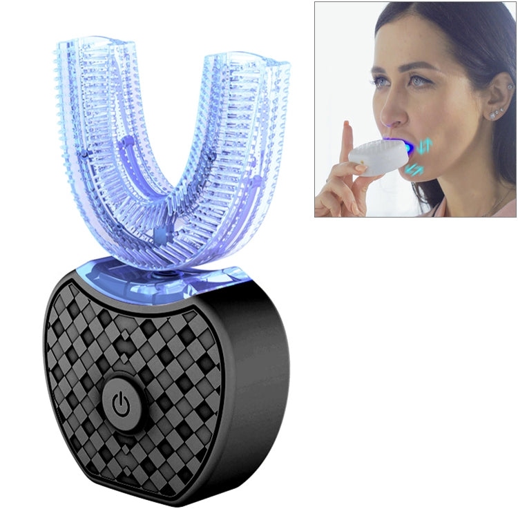 Strumento elettrico per pulizia denti in silicone bianco