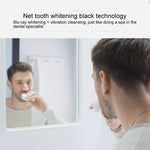 Strumento elettrico per pulizia denti in silicone bianco