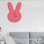 Orologio da parete decorativo per soggiorno creativo con motivo coniglio