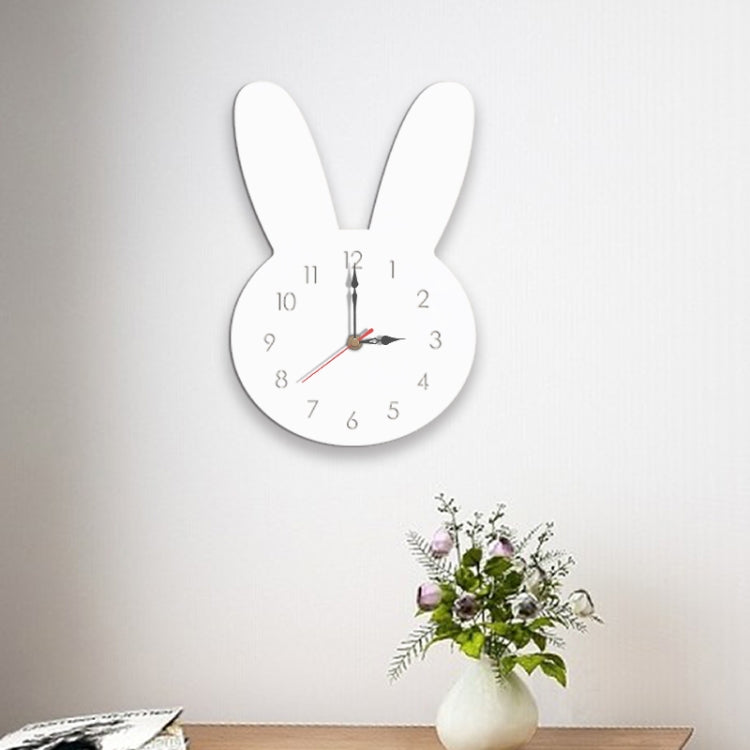 Orologio da parete decorativo per soggiorno creativo con motivo coniglio