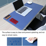 Tappetino per mouse multifunzione in pelle PU a doppia faccia, tappetino per tastiera, tappetino da tavolo, tappetino da scrivania per computer, dimensioni: 80 x 40 cm