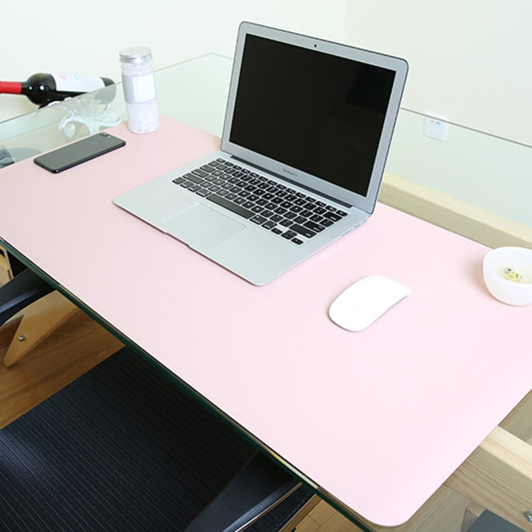 Tappetino per mouse multifunzione in pelle PU, tappetino per tastiera, tappetino da tavolo, tappetino da scrivania per computer, dimensioni: 90 x 45 cm, Size: 90 x 45cm(Black), Size: 90 x 45cm(Pink), Size: 90 x 45cm(Green), Size: 90 x 45cm(Sapphire Blu...