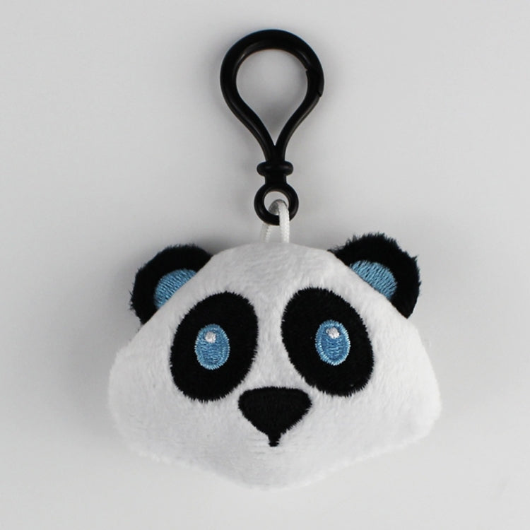 20 pendenti mobili per bambole di peluche creative, regalo, cartoni animati, decorazioni per espressioni facciali carine, portachiavi con gancio, Panda Pattern