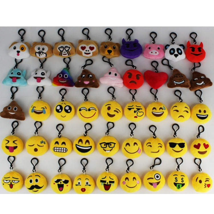 20 pendenti mobili per bambole di peluche creative, regalo, cartoni animati, decorazioni per espressioni facciali carine, portachiavi con gancio, Pick Nose Face