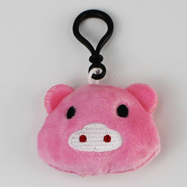 20 pendenti mobili per bambole di peluche creative, regalo, cartoni animati, decorazioni per espressioni facciali carine, portachiavi con gancio, Pink Piggy