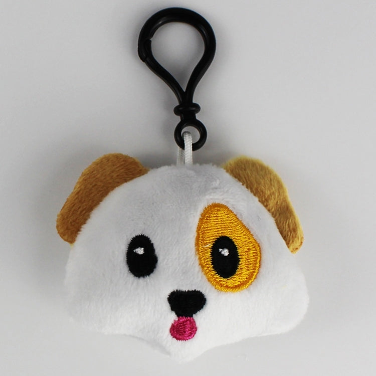 20 pendenti mobili per bambole di peluche creative, regalo, cartoni animati, decorazioni per espressioni facciali carine, portachiavi con gancio, Single Eye Dog